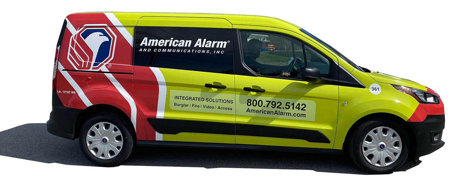 American Alarm van (after)